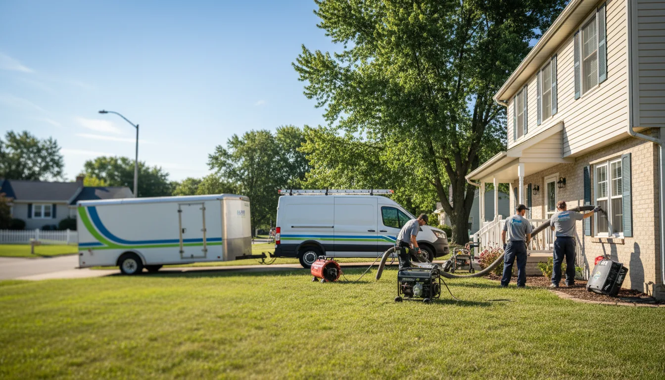 Flooded Basement Restoration And Cleanup With Repair in Kennard, IN near me